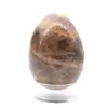 Uovo di pietra di luna nera 100 g - 0