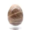 Uovo di pietra di luna nera 100 g - 2