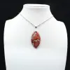 Ciondolo in diaspro rosso del Madagascar - 1