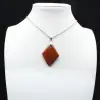 Ciondolo piccolo in diaspro rosso - 1