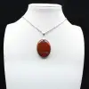 Collana con ciondolo in diaspro rosso - 2