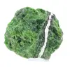 cromiopside finlandese grezzo su base, pietra verde 135 g - 0