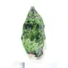 Cromodiopside grezzo su base, pietra naturale finlandese 70 g - 2
