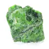 Cromodiopside naturale grezzo, campione verde proveniente dalla Finlandia, 80 g - 0