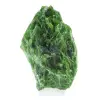 Cromodiopside grezzo finlandese, campione verde su base 80 g - 5
