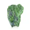 cromediopside grezzo proveniente dalla Finlandia, silicato verde naturale, 80 g - 0