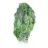 Cromodiopside verde proveniente dalla Finlandia, pezzo grezzo da collezione, 65 g