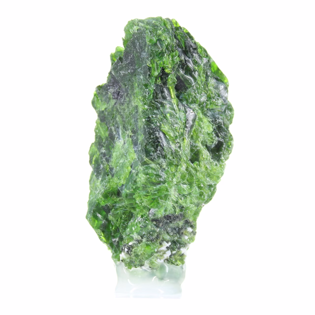 Cromodiopside verde proveniente dalla Finlandia, pezzo grezzo da collezione, 65 g