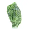 Cromodiopside grezzo dalla Finlandia, minerale verde su base, 60 g - 5
