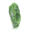 Cromodiopside grezzo dalla Finlandia, minerale verde su base, 60 g - 6