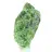 Cromodiopside grezzo dalla Finlandia, minerale verde su base, 60 g