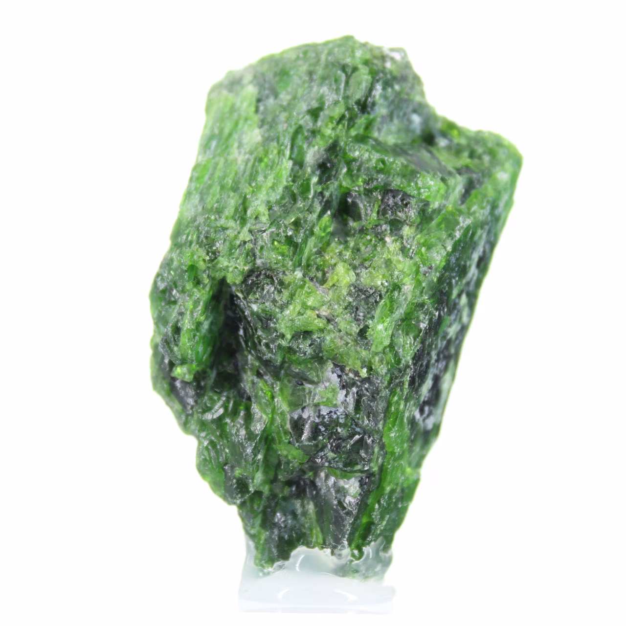 Cromediopside grezzo, campione minerale finlandese da 55 g