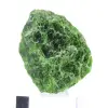 cromediopside grezzo su supporto, silicato verde proveniente dalla Finlandia, 60 g - 0
