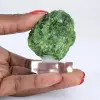 cromediopside grezzo su supporto, silicato verde proveniente dalla Finlandia, 60 g - 1