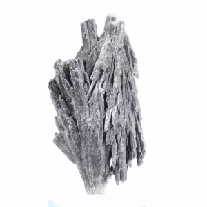 Cristal de cyanite noire brésilienne sur support acrylique 50 g