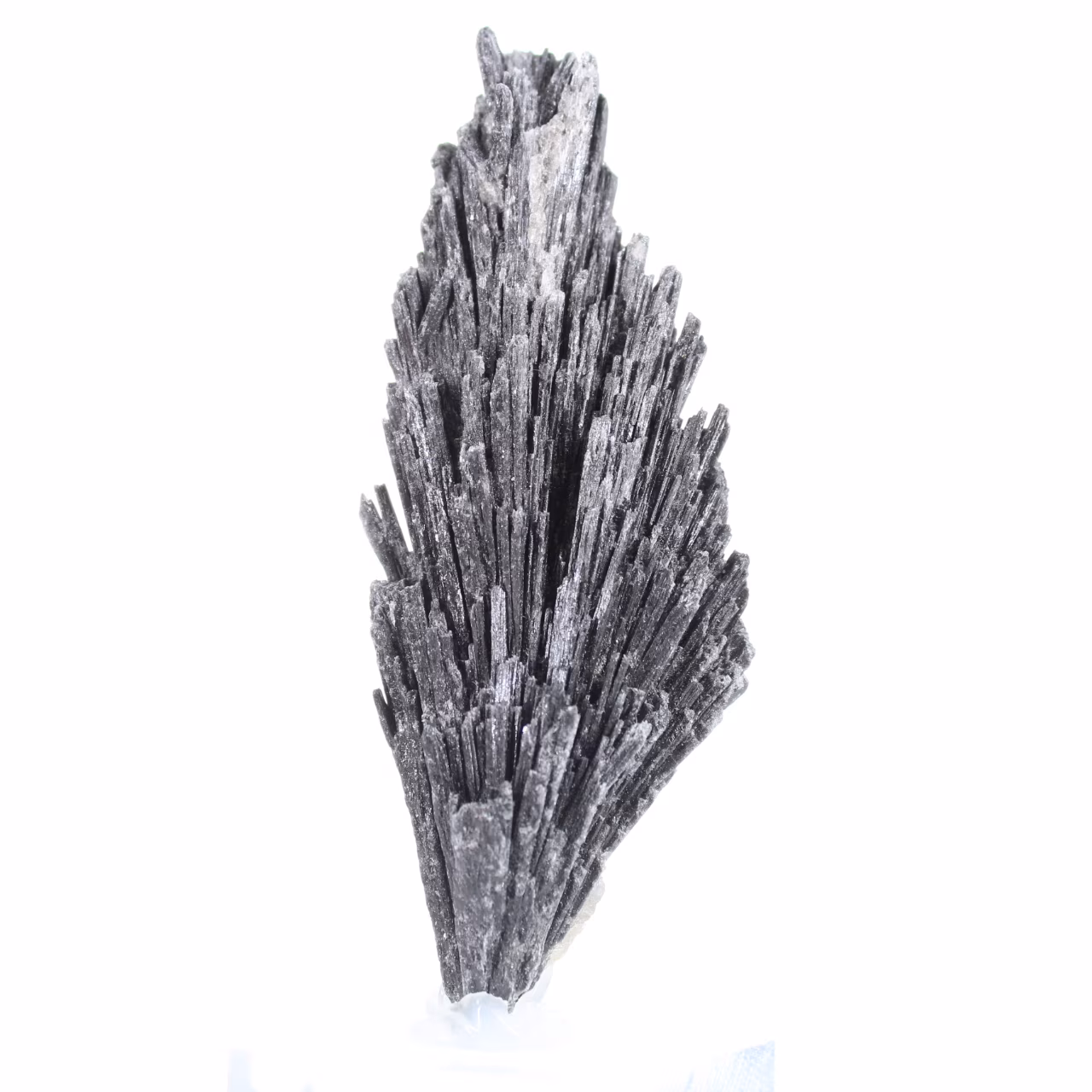 Cyanite noire brute, spécimen brésilien sur acrylique 25 g