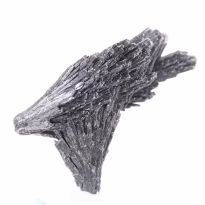 Cyanite noire brésilienne, pièce naturelle sur socle 40 g