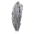 Cristal de kyanite noire du Brésil sur support acrylique 35 g