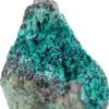 Campione di brochantite grezza proveniente dal Cile su una base - 5