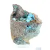 Brochantite naturale dal Cile sulla ganga - Minerale grezzo - 0