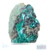 Cristalli di brochantite verde provenienti dal Cile su una base - 0
