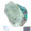 Cristalli di brochantite verde provenienti dal Cile su una base - 3