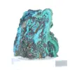 Brocantite cilena grezza, pezzo da collezione su base - 3