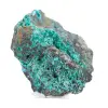 Brochantite cilena: minerale grezzo su ganga e basamento - 0