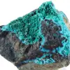 Campione mineralogico di brochantite verde proveniente dal Cile su una base - 5