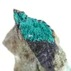 Brochantite grezza dal Cile - Cristalli naturali su un supporto - 5