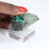 Brochantite naturale su ganga dal Cile con base - 1