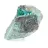 Brochantite naturale su ganga dal Cile con base