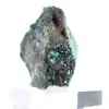Cristalli grezzi di brochantite su ganga provenienti dal Cile su base - 3