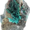 Brochantite verde grezza proveniente dal Cile, minerale di ganga - 5