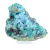 Campione di brochantite naturale proveniente dal Cile su una base - 0