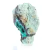 Brocantite verde grezza proveniente dal Cile, montata su una base - 2