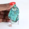 Brochantite grezza minerale proveniente dal Cile su una base - 1