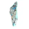 Brochantite grezza minerale proveniente dal Cile su una base - 2