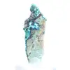 Brochantite grezza minerale proveniente dal Cile su una base - 4