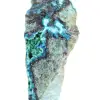 Brochantite grezza minerale proveniente dal Cile su una base - 5