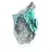Campione di minerale di brochantite grezza proveniente dal Cile su Base