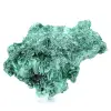Malacite fibrosa del Congo su base acrilica, esemplare naturale - 3