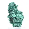 Grande aggregato di malacite aciculare dalla RDC su base acrilica - 4