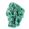 Piccolo esemplare di malacite fibrosa dalla RDC, base acrilica inclusa - 0