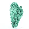 Piccolo esemplare di malacite fibrosa dalla RDC, base acrilica inclusa - 1