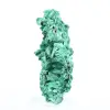 Piccolo esemplare di malacite fibrosa dalla RDC, base acrilica inclusa - 2