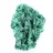Piccolo esemplare di malacite fibrosa dalla RDC, base acrilica inclusa
