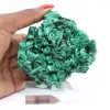 Malacite aciculare del Congo, pietra naturale decorativa su base - 7