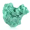 Esemplare di malacite in fibre verdi dal Congo, espositore acrilico - 0