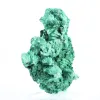Malacite fibrosa slanciata dalla RDC, minerale autentico su base - 1